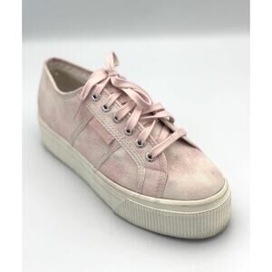 Superga 2790 Platform Sneakers Pink Tye Dye Women's Shoes Size 7.5